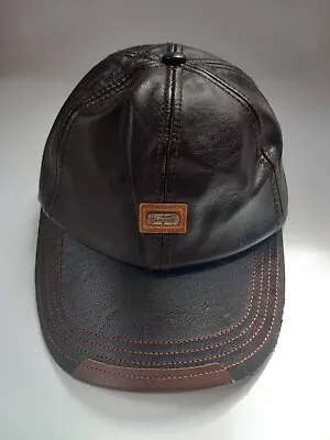 Men Snapback Adjustable Leisure Unisex Stylish Baseball Hat Faux Leather Cap • £7.99