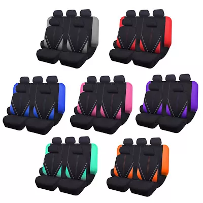 Universal Car Seat Covers Cushion Rear Split Auto Interior SUV Car Accessories • $31.49