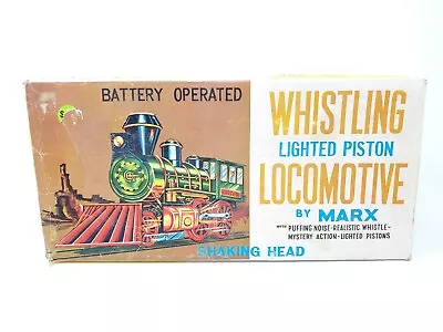 Marx Battery Operated Whistling Locomotive #8330 With Box • $29.95