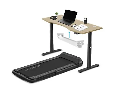 Lifespan Fitness V-FOLD Treadmill & ErgoDesk Automatic Standing Desk 1800mm Oak • $2476