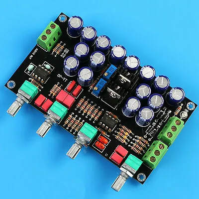 HIFI Preamp Tone Board OPA2604 AD827 5532 LM337 LM317 Regulator For Amplifier • $23.89