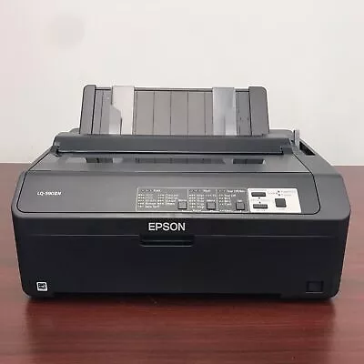 Epson LQ-590II N Network USB Parallel Serial Impact Printer C11CF39202 No Ribbon • $299.99