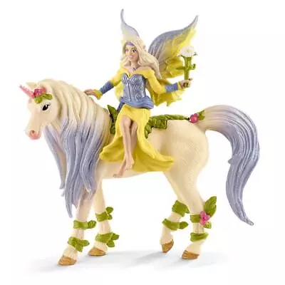 Schleich Bayala Figure - Fairy Sera With Blossom Unicorn • £19.49