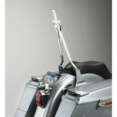 Cycle Visions Chrome 18  Daggertude Style Sissy Bar  8.25-8.75  W Harley Custom • $210.95