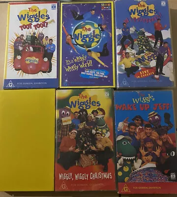 6 X The Wiggles VHS Bundle ABC Kids VHS Vintage Wiggles Original Cast Tape TV • $125