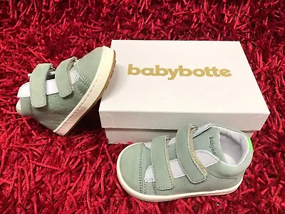 Children Shoes Babybotte Size Fr 20 Green New • £26.68