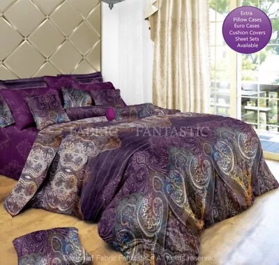 $49.99 • Buy ASTER Duvet/Doona/Quilt Cover Set Double/Queen/King/Super King Size Bed New