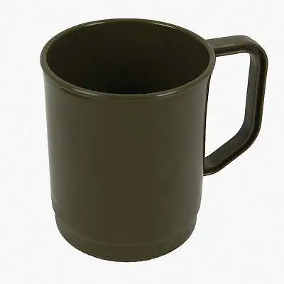 £5.69 • Buy Highlander Polypropylene Plastic Mug / Cup Ideal For Camping  275 Ml Olive Green