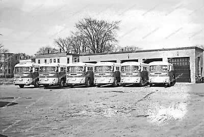 28.	ORIG NEG Maine Central 610 Six GMC PD4103 Buses Just Delivered Original 2 ¼ • $4