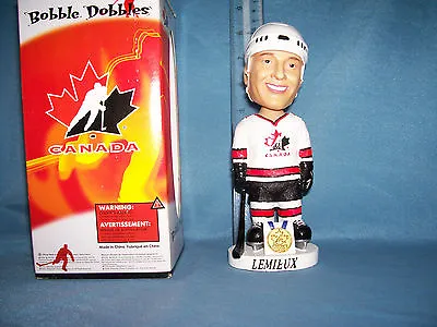 2002 Bobble Dobbles Mario Lemieux Team Canada Olympic Gold Medal Bobblehead  • $69.99