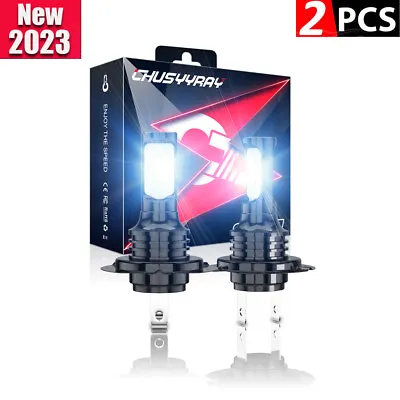 2PC H7 LED Headlight Bulbs For Yamaha YZF-R6 2003-15 YZF-R1 2006-16 Bright 6000K • $12.99