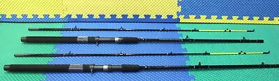 Okuma Classic Pro Trolling Rod 7' 6  2 Piece Chartreuse Tip CPC-762-CT 2-Pack • $41.95