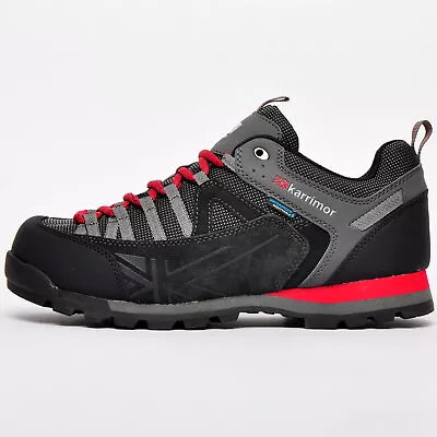 Karrimor Premium Spike Low 3 Mens Waterproof Walking Hiking Trekking Shoes Black • £38.39