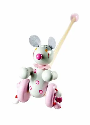 £13.99 • Buy Mousehouse Traditional Wooden Push Along Toy Mouse For Toddler Boy Or Girl