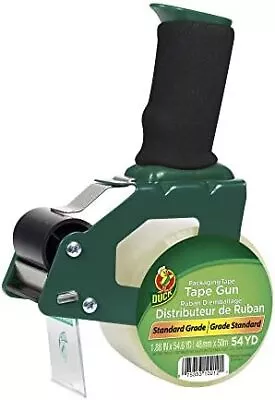 Brand Handled Tape Gun With Clear Packing Tape 1.88 Inch X 54.6 Yard 3 Inch Co • $28.99