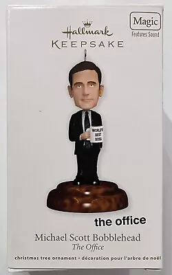 Michael Scott Bobblehead Hallmark Keepsake Ornament • The Office • Steve Carell • $49.99