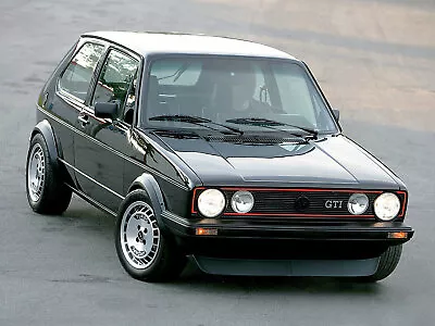 $49.95 • Buy VW Rabbit MK1 A1 Euro Front Deep Bumper Chin Spoiler Lip Sport Valance Splitter