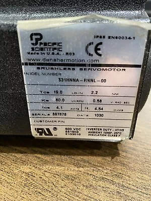 Pacific Scientific S31hnna-rnnl-00 Pre-owned • $500