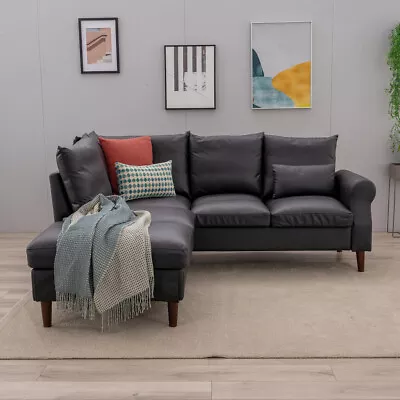 Panana 5 Seat Sectional Sofa CouchL Shaped Sofa With Built In USB Port Chaise • $489.99