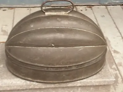 $8.95 • Buy Vintage Antique Tin Metal Cake Pudding Baking Pan/Mold- 1930’s
