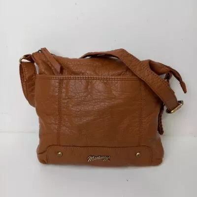 Mantaray Cross Body Bag Brown Polyurethane Womens -WRDC • £7.99