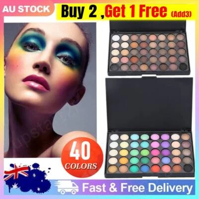$5.99 • Buy 40 Color Eyeshadow Palette Shimmer/Matte Eye Shadow Makeup Concealer 2022 AU