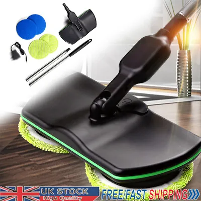 Electric Rechargeable Cordless Powered Floor Cleaner Scrubber Polisher Mop Set • £21.99