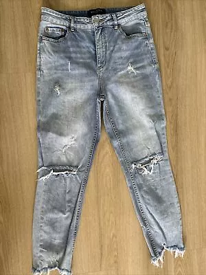 Decjuba Slim Fit Distressed Jeans Size 12 • $15