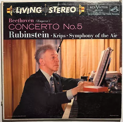 Beethoven: Concerto No. 5 (1957) - Rubinstein-Krips-Symphony Of The Air - RCA • $7.99