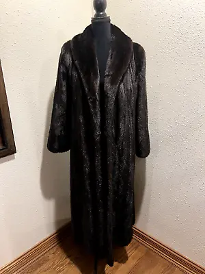 Excellent XL Mink Fur Swing Coat Jacket #11 • $599.99