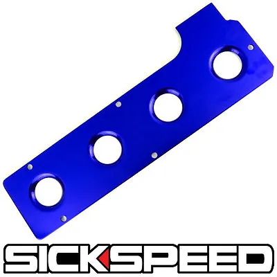 Blue Aluminum Motor Spark Plug Valley Engine Valve Cover 4g63  • $39.88