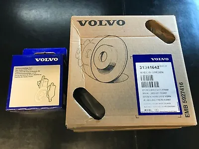 GENUINE VOLVO FRONT BRAKE PADS & DISCS V40 Mk2 31341301 31341642 BRAKES 278mm • $307.99