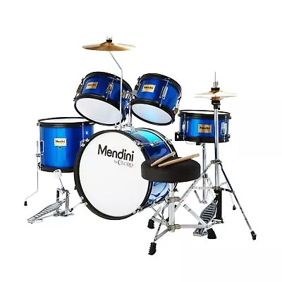 Mendini By Cecilio Kids Drum Set 5 Piece - Full 16in Youth Drumset With Bass... • $220.47