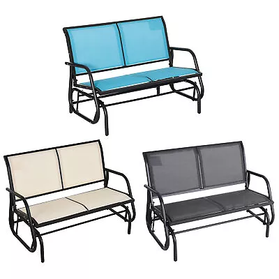 2-Person Outdoor Glider Bench Double Rocking Chair • $109.99
