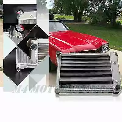 3 Row Aluminum Radiator For Chevy Nova 1968-1974 Monte Carlo 1972-1979 AT #571 • $129.90