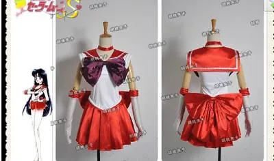 $59.99 • Buy Sailor Moon Sailor Mars Rei Hino Dress Cosplay Costume{L]