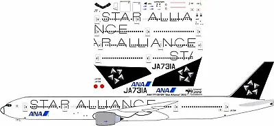 ANA Star Alliance Boeing 777-300 Airliner Pointerdog7 Decals For Minicraft Kits  • $10