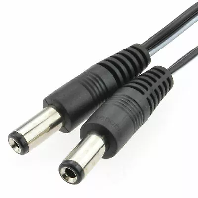 2.1mm X 5.5mm DC Connector Lead Male To Male Power Cable 50cm/1m/2m/3m/5m • £2.55