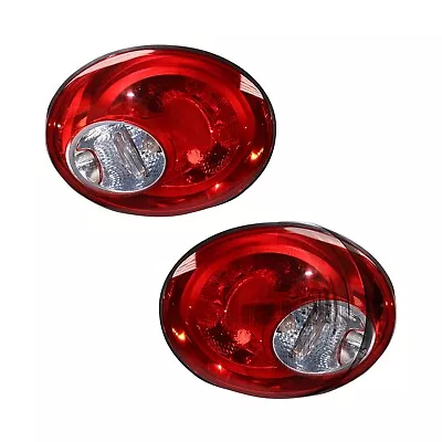 Tail Light Set For 2006-2010 Volkswagen Beetle Left Right Clear Red Halogen Bulb • $147.79