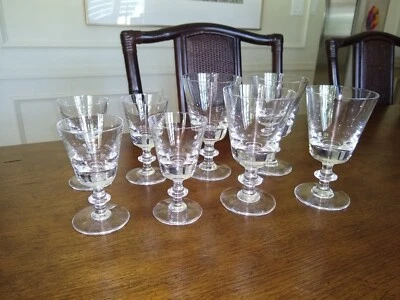 $319.99 • Buy 8 Lot Val St Lambert Crystal State Plain 4 Water Goblets -  4 Liqueur MINT 