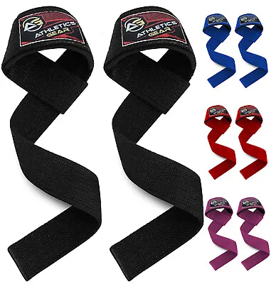 Weight Lifting Straps Gym Wrist Support Weight Training Lifting Strap • £3.99