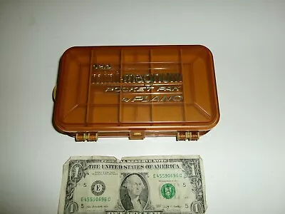 Vintage Plano 3213 Mini Magnum Pocket Pak Fishing Tackle Box Double Sided - Used • $12.99