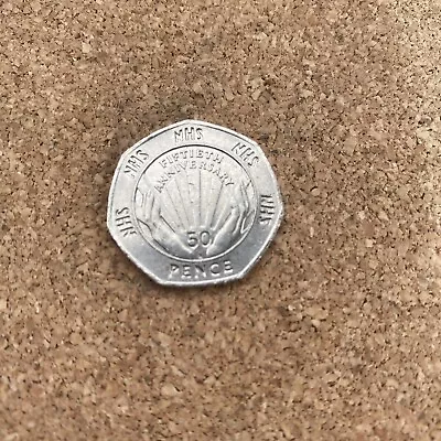 £1.40 • Buy 1998 NHS Fiftieth Anniversary Coin 50p Circulated  Fifty Pence Coin VGC
