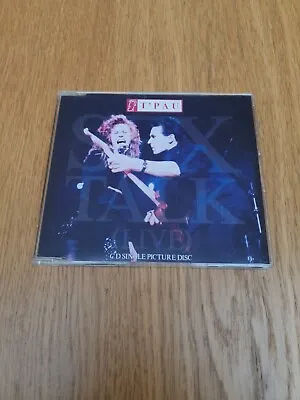 T'Pau - Sex Talk (Live) 1988 Siren Records Picture Disc CD Single • £3.30