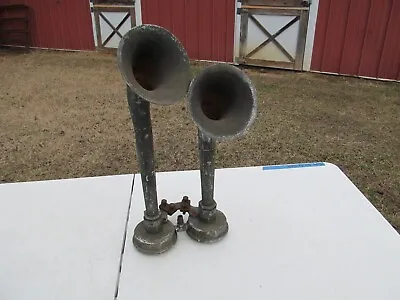 Vintage Clark Cooper Type II Double Horn From Large Truck Or Boat Marine Fog • $161.99