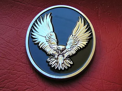 WILD EAGLE CAR / BIKE BADGE ChromeMetal Emblem NEW UNIQUE Suit HARLEY-DAVIDSON • $18.95