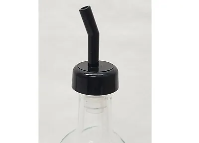1 DOZEN Whiskflow Liquor Bottle Pourers Non Measured BLACK Pour Spouts • $13.95