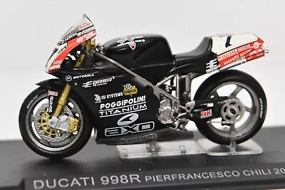 IXO Deagostini 1:24 Ducati 998R Pierfrancesco Chilli Model Motorbike Motorcycle • £9.99