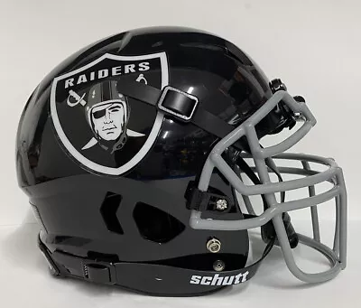 Las Vegas Raiders Custom Full Size Authentic Schutt Vengeance Football Helmet! • $349