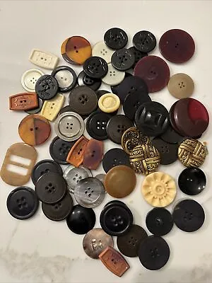Antique Lot Of Large / Oversized Antique & Vintage Buttons • $24